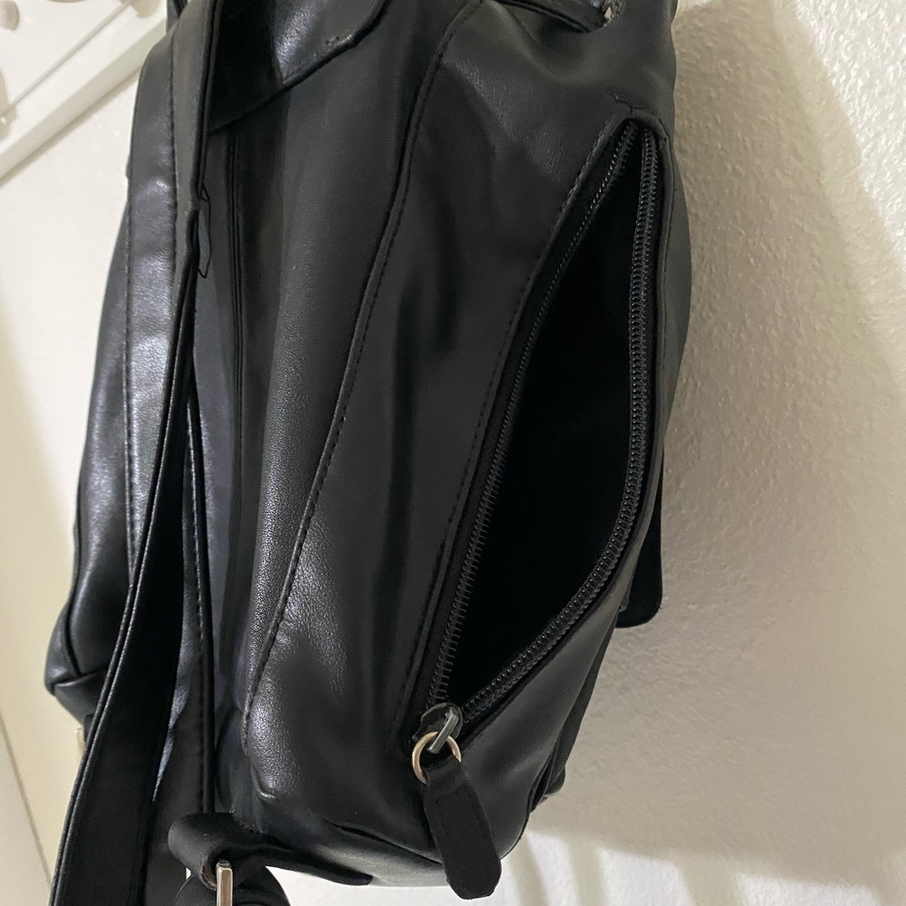 Genuine Leather Mini Backpack - Picture 6 of 15